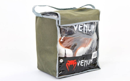 Шолом боксерський у мексиканському стилі шкіряний Venum BO-6652-BKW