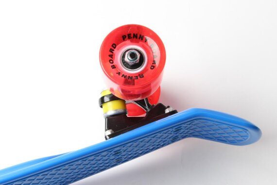 Скейт Penny Board SK-5672-14 синий со светящимися колесами 