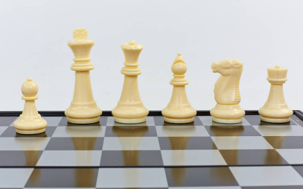 Шахи, шашки, нарди 3 в 1 дорожні пластикові магнітні SC59810 36см x 36см