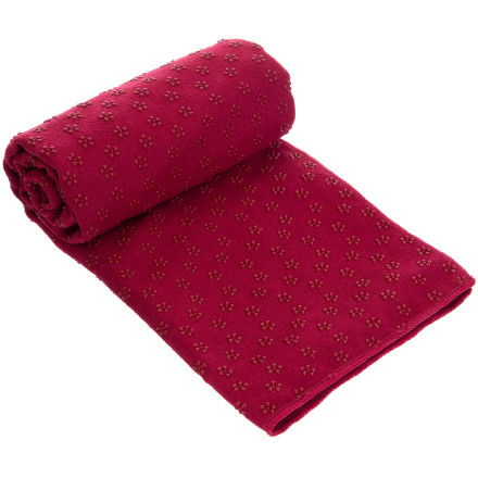 Коврик-полотенце для йоги и фитнеса Yoga Mat-Towel FI-4938 бордовый