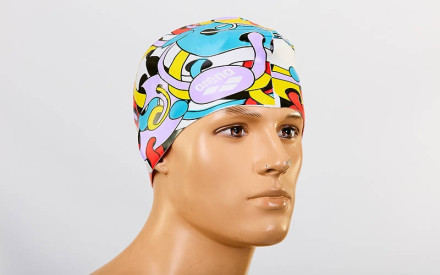  Шапочка для плавання Arena AR-1E368-17 PRINT кольори в асортименті