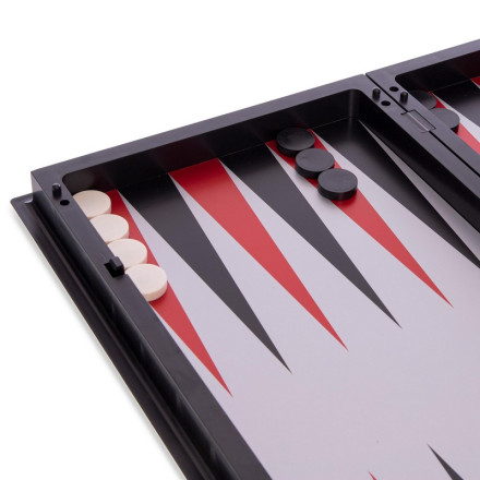 Шахи, шашки, нарди 3 в 1 дорожні пластикові магнітні SC9800 47см x 47см