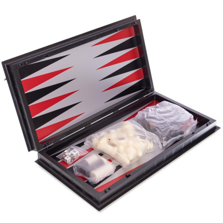 Шахи, шашки, нарди 3 в 1 дорожні пластикові магнітні SC9800 47см x 47см