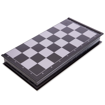 Шахи, шашки, нарди 3 в 1 дорожні пластикові магнітні SC9800 47см x 47см