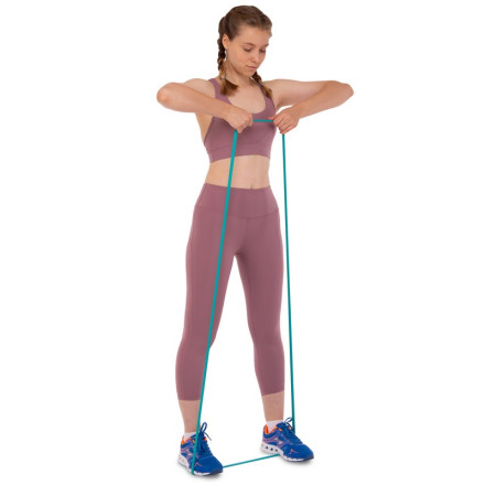 Гумка петля для підтягувань SP-Sport Fitness LINE FI-9584-1 15-25кг бірюзовий