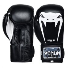 Рукавички боксерські шкіряні Venum Giant VL-8315-BKW
