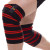 Бінти на коліна для присідань Zelart TA-2646 2шт чорний-червоний