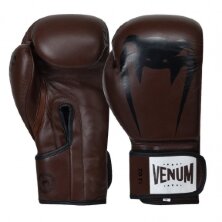 Перчатки боксерские кожаные Venum Giant VL-8315-BR