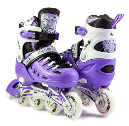 Роликовые коньки Scale Sport SC04 фиолетовый