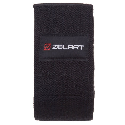 Бінти на коліна для присідань Zelart SB-167075 1шт чорний