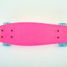 Скейт Penny Board SK-5672-4 розовый со светящимися колесами