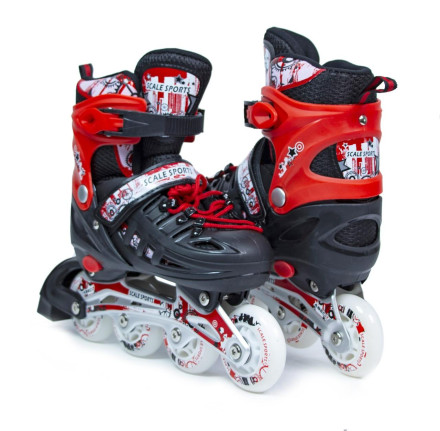 Роликовые коньки Scale Sport SC04 красный