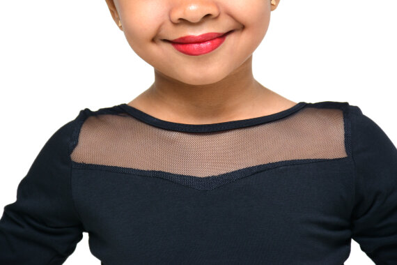 Купальник для гимнастики и танцев Little Dancer DR-2093-BK черный