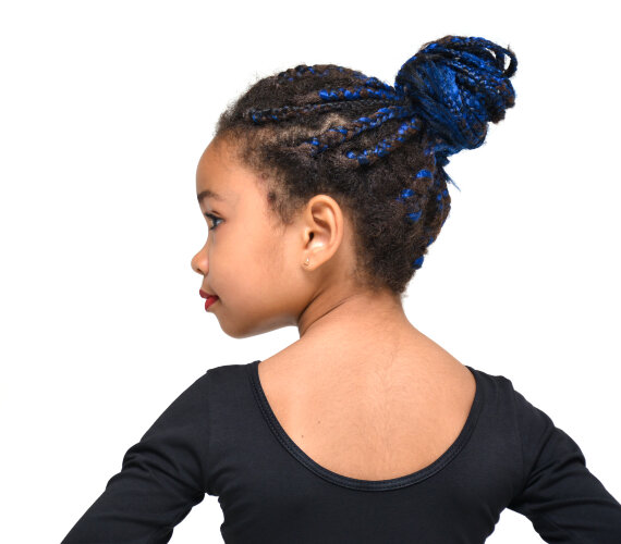 Купальник для гимнастики и танцев Little Dancer DR-2093-BK черный