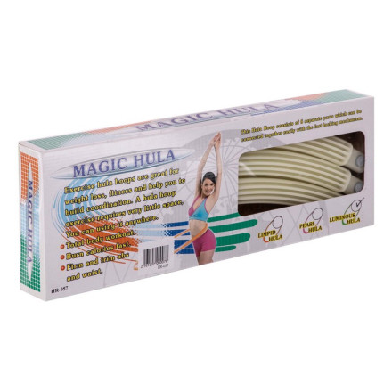 Обруч складаний Хула Хуп PRO-SUPRA Hula Hoop LUMINOUS HU-LA HR-057 6 секцій