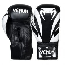 Рукавички боксерські шкіряні Venum Giant VL-8316-BKW