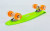 Скейт Penny Board SK-5672-7 салатовий з колесами, що світяться.