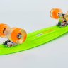 Скейт Penny Board SK-5672-7 салатовый со светящимися колесами