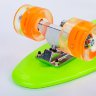 Скейт Penny Board SK-5672-7 салатовый со светящимися колесами