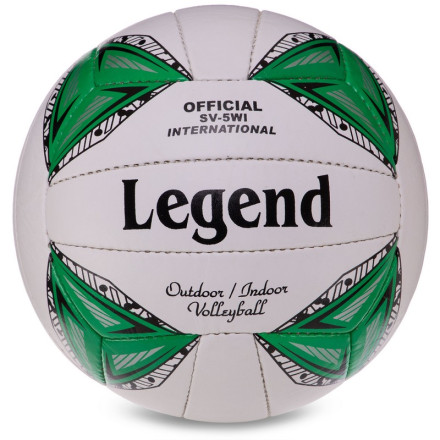 М'яч волейбольний  LEGEND VB-3127 №5 PU зелений