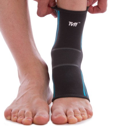 Гомілковостоп еластичний TVFF 904101 розмір XL 1шт чорний-блакитний