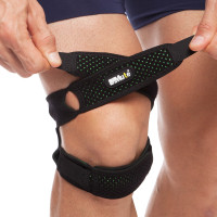 Накладка під коліно бандаж пателярний MUTE 9047 1шт чорний