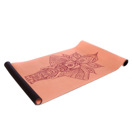 Килимок для йоги Замшевий Record FI-5662-62 персиковий