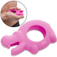 Еспандер кистьовий силіконовий HIPPOPOTAMUS SP-Sport FI-5511-20LB навантаження 9кг рожевий