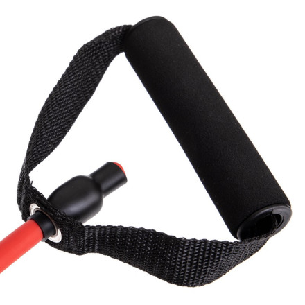 Набір трубчастих еспандерів Zelart ET-300 MEDIUM 3шт червоний