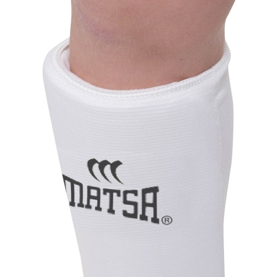 Захист гомілки та стопи Zelart MATSA MA-0007 XXS-XL білий 