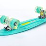 Скейт Penny Board SK-5672-6 мятный со светящимися колесами