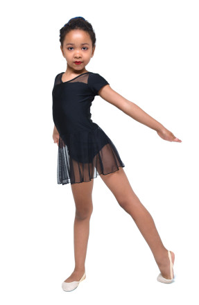 Купальник для гімнастики та танців Little Dancer DR-2087-BK чорний