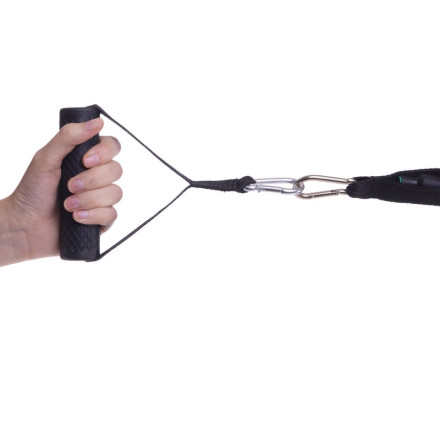 Ручки для еспандера та тренажера DOUBLE CUBE FI-6428 2шт чорний