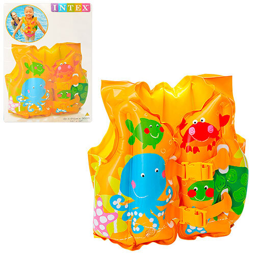 Жилет надувной Intex 59661 с рыбками