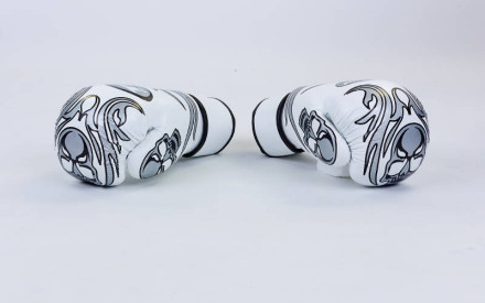 Рукавички боксерські шкіряні Twins MA-5436-W (10-12oz)