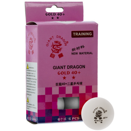 Набір м&#39;ячів для настільного тенісу GIANT DRAGON GOLD MT-6561