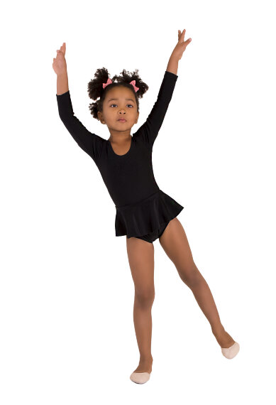   Купальник для гимнастики и танцев Little Dancer DR-1766-BK черный