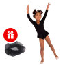   Купальник для гимнастики и танцев Little Dancer DR-1766-BK черный