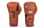 Перчатки боксерские кожаные Bad Boy VL-6618-BR (10-14oz)