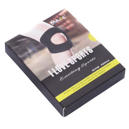 Накладка під коліно бандаж пателярний MUTE MT-9108 1шт чорний