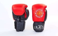 Перчатки боксерские Lev Top LV-4280-R красный