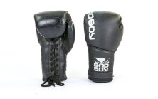 Перчатки боксерские кожаные Bad Boy VL-6619-BK черный