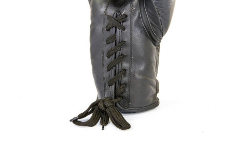 Рукавички боксерські шкіряні Bad Boy VL-6619-BK чорний