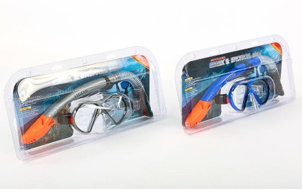 Набір для плавання маска із трубкою Zelart M293P-SN110-PVC