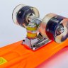 Скейт Penny Board SK-5672-11 оранжевый со светящимися колесами