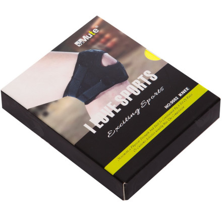 Накладка під коліно бандаж пателярний MUTE 9082 1шт чорний