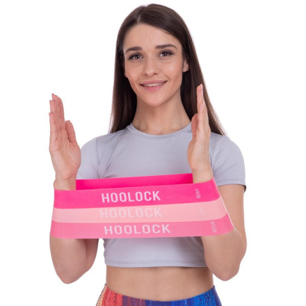 Гумки для фітнесу набір LOOP BANDS HOOLOCK SP-Sport FI-2863 3шт