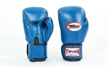 Перчатки боксерские кожаные Twins VL-6631-B (10-14oz)