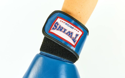 Рукавички боксерські шкіряні Twins VL-6631-B (10-14oz)