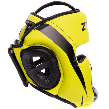 Шолом боксерський із повним захистом PU Зеларт BO-7041-Y